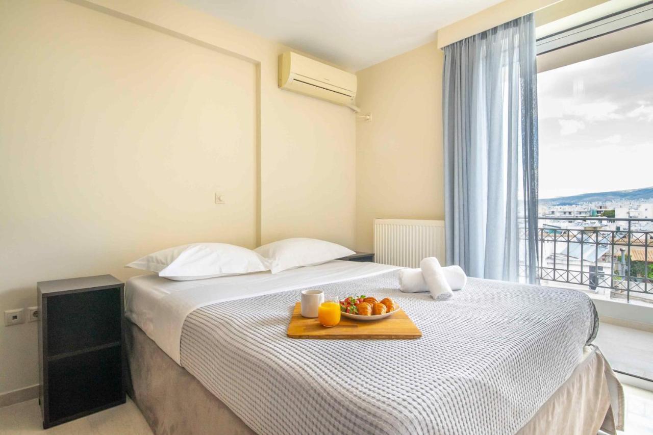Lis153 By Smart Cozy Suites - Top Floors With Amazing City View - Available 24Hr أثينا المظهر الخارجي الصورة