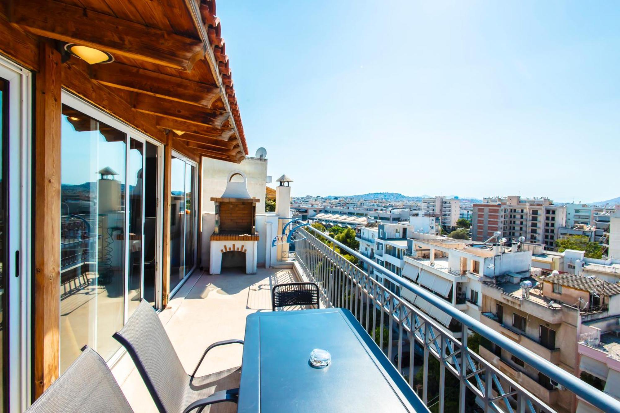 Lis153 By Smart Cozy Suites - Top Floors With Amazing City View - Available 24Hr أثينا المظهر الخارجي الصورة