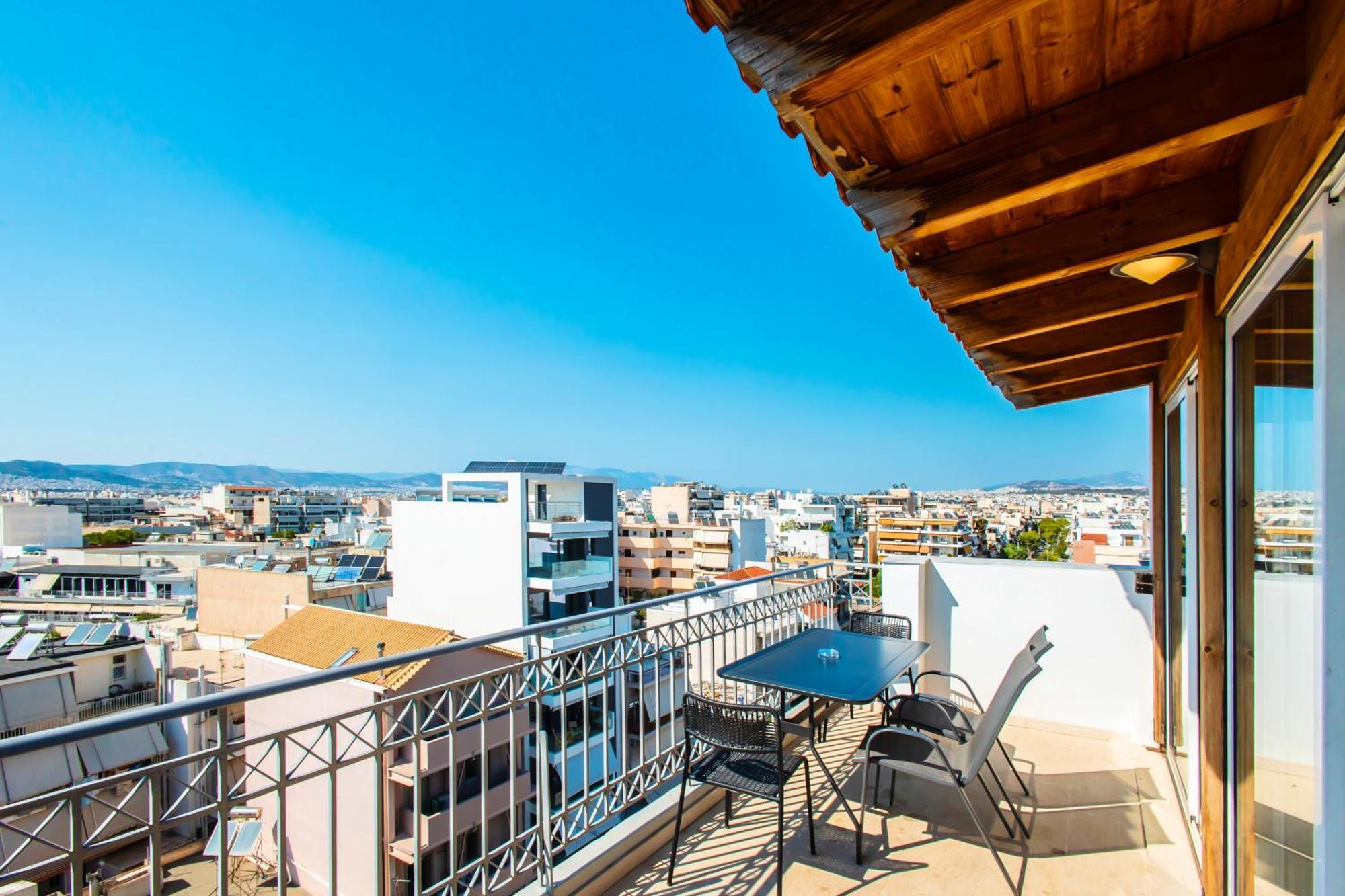 Lis153 By Smart Cozy Suites - Top Floors With Amazing City View - Available 24Hr أثينا المظهر الخارجي الصورة