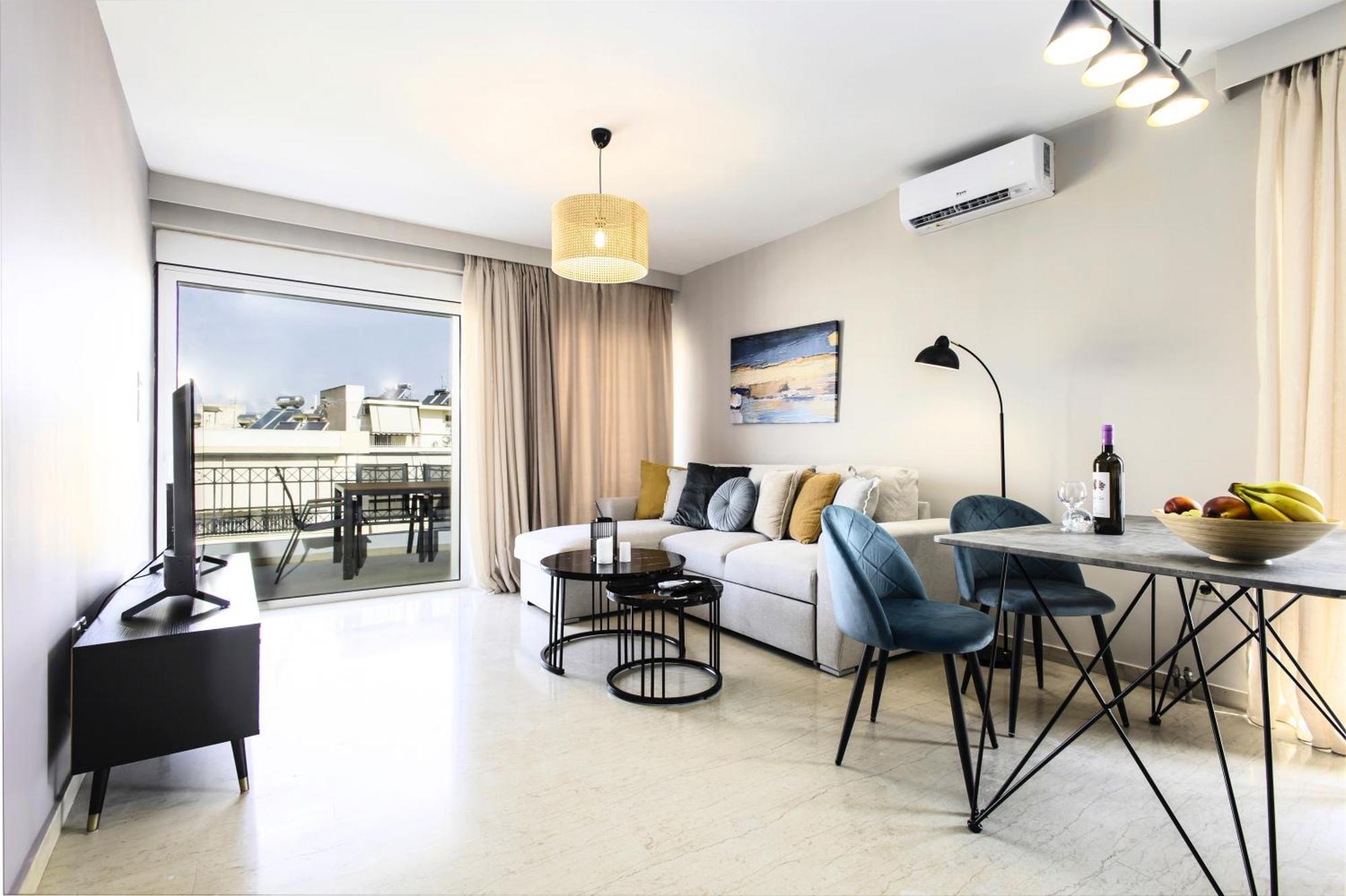 Lis153 By Smart Cozy Suites - Top Floors With Amazing City View - Available 24Hr أثينا المظهر الخارجي الصورة